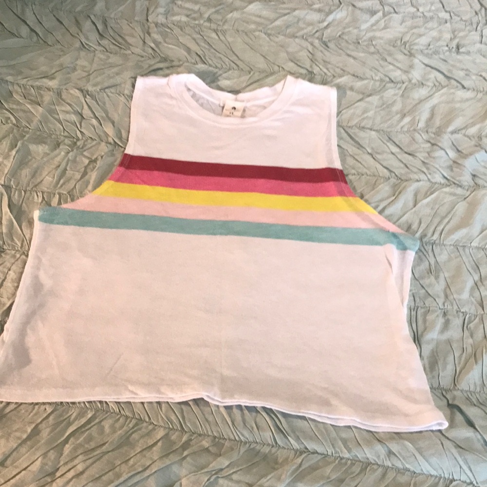 Rainbow design Spiritual Gangster Tank